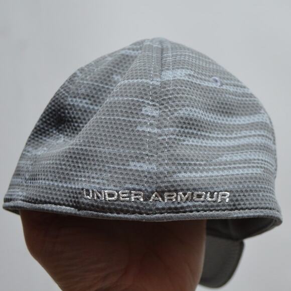 Under Armour Youth Blistering 3.0 Fitted Hat Gray Size XS/S - Picture 3 of 10